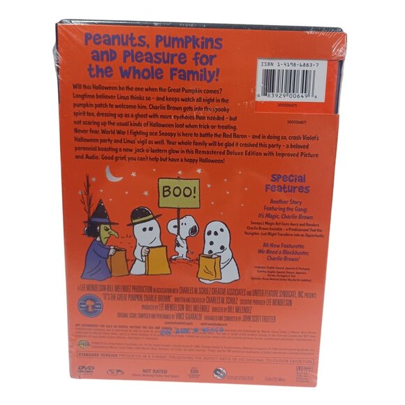 NEW! Its The Great Pumpkin Charlie Brown Remastered Deluxe Bonus Edition DVD - Picture 4 of 6